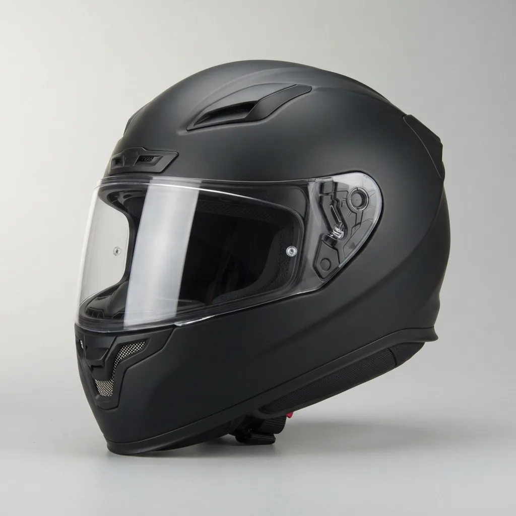 SEDICI Strada 3 Helmet in matte black, shown from a three-quarter view.
